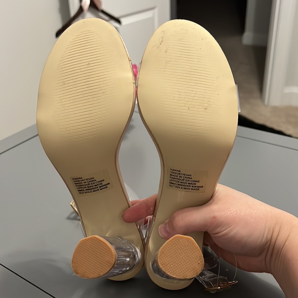 JustFab clear high heels - Picture 4 of 5